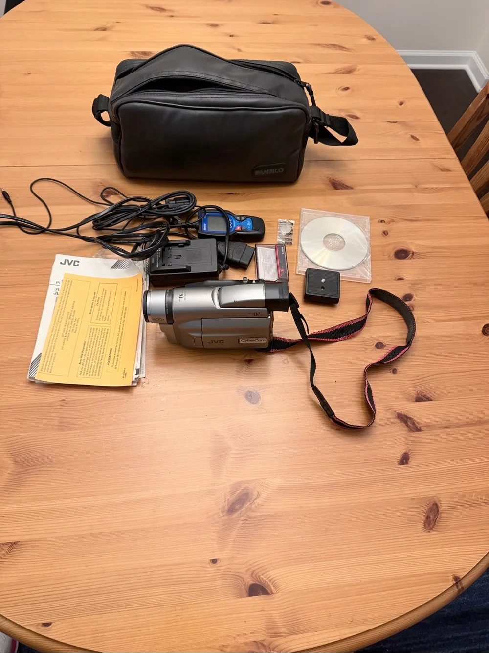 JVC Silver CyberCam Digital Video Camera - Compact Mini DV Camcorder